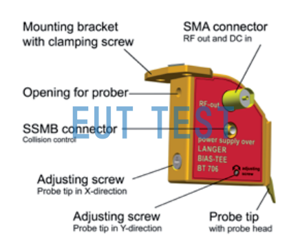 langer ICR Miniature Near-Field Probe Diagram