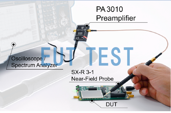 PA 3010 Test Arrangement Diagram