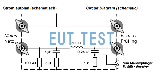 Circuit Impedance Schematic for NNBL 8226-HV