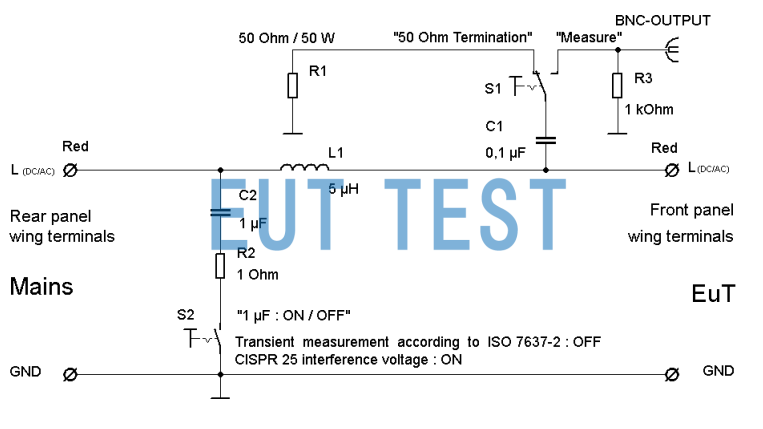 Impedance Characterization Circuit Schematic for NNBM 8124