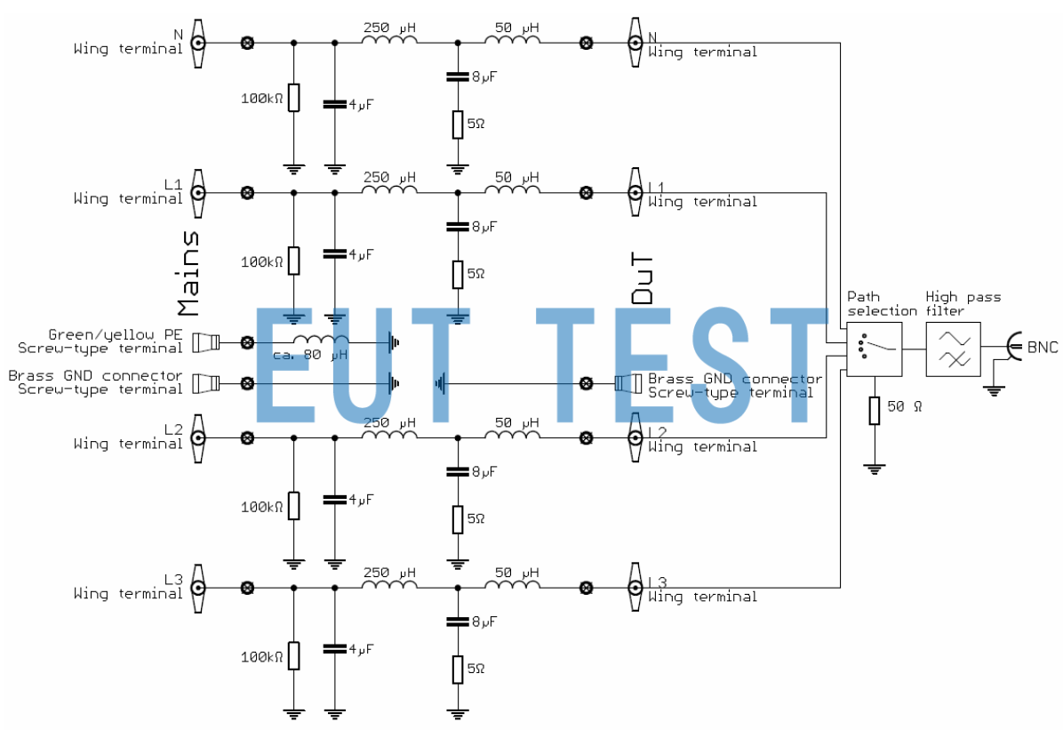 Circuit schematic for NNLK 8121