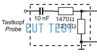 The composition structure of TK 9420-DC blocking capacitor C and resistor R