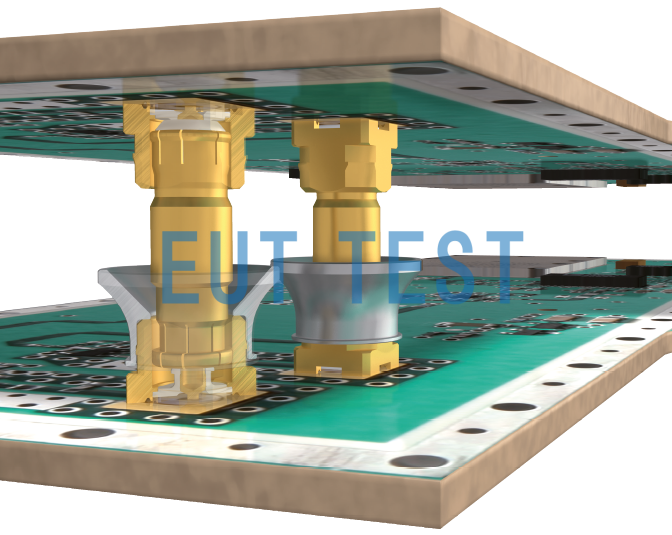 RF connectors for board-to-board connection forms