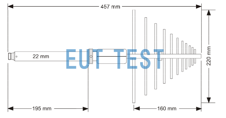 Physical dimensions of the VUSLP 9111-1000