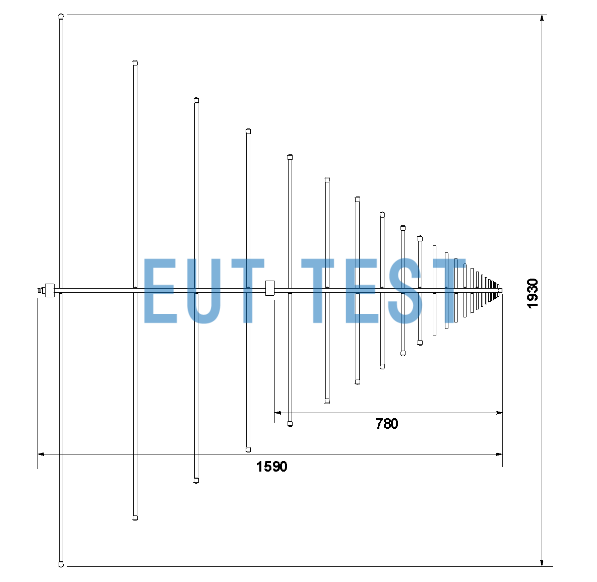 VUSLP 9111 E Schwarzbeck Log Periodic Antenna 